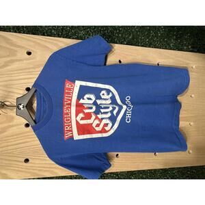 Cub Style Wrigleyville Chicago Graphic T-Shirt
